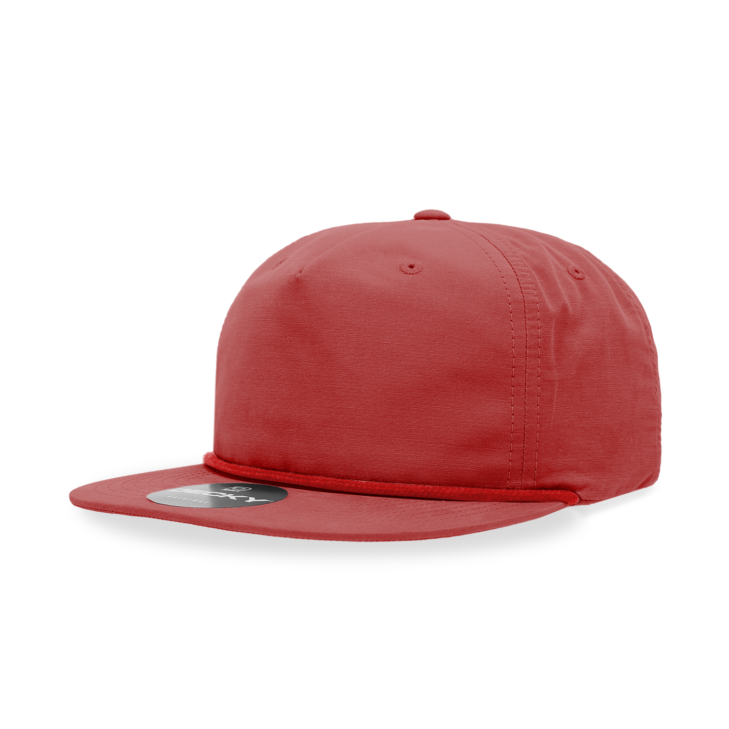 Unisex Decky 6032 Rope Snapback – Classic 5 Panel Flat Bill Cap for Men & Women