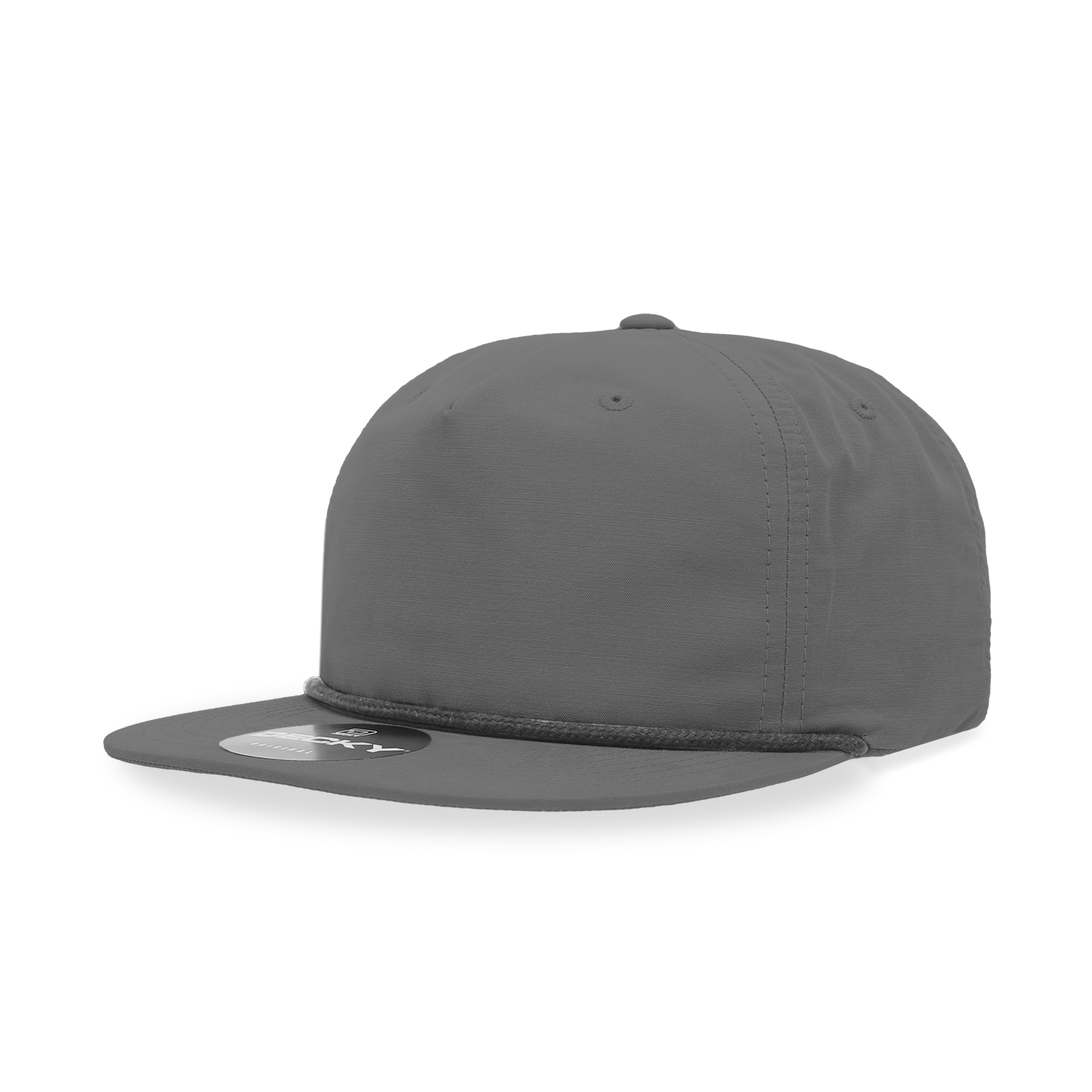 Unisex Decky 6032 Rope Snapback – Classic 5 Panel Flat Bill Cap for Men & Women