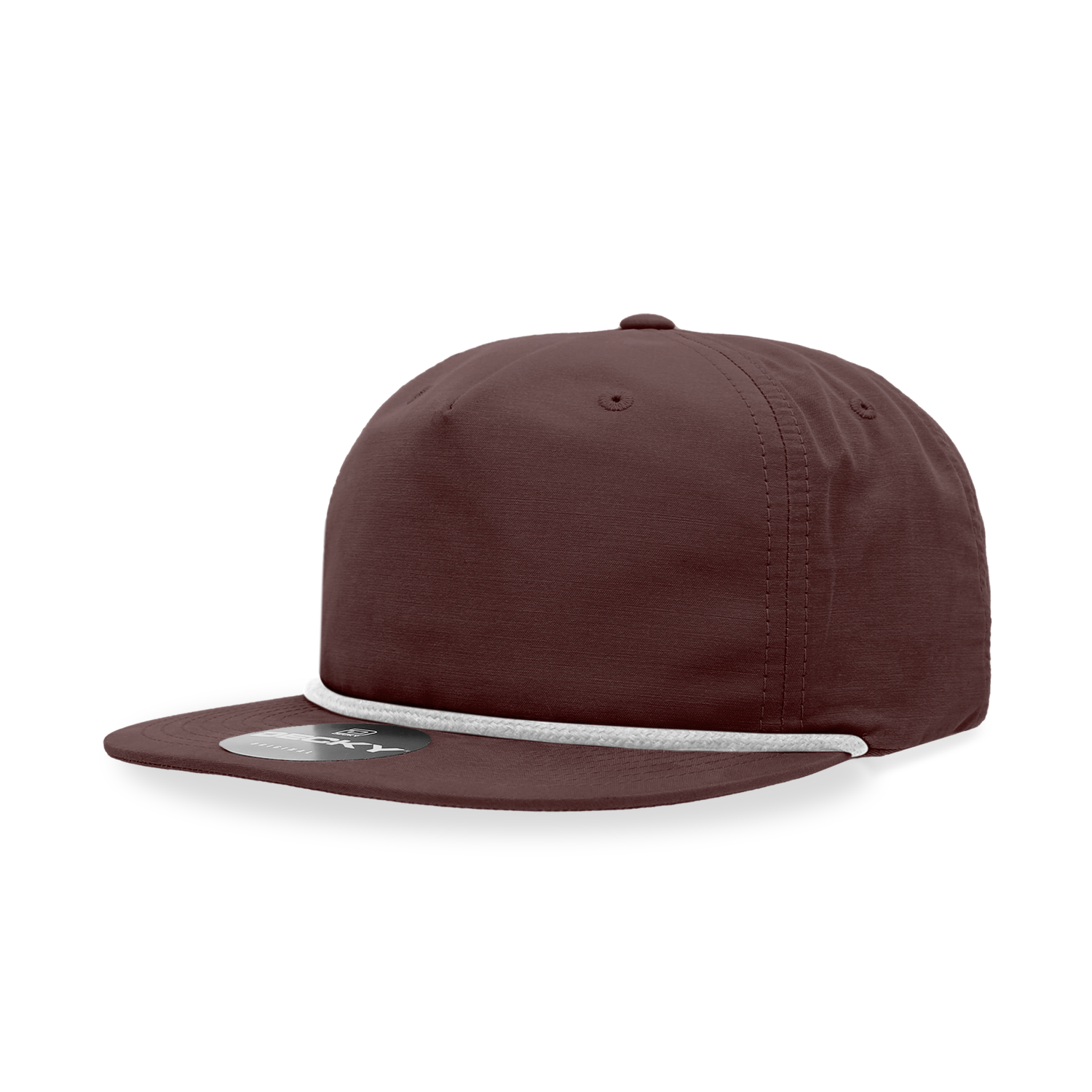 Unisex Decky 6032 Rope Snapback – Classic 5 Panel Flat Bill Cap for Men & Women