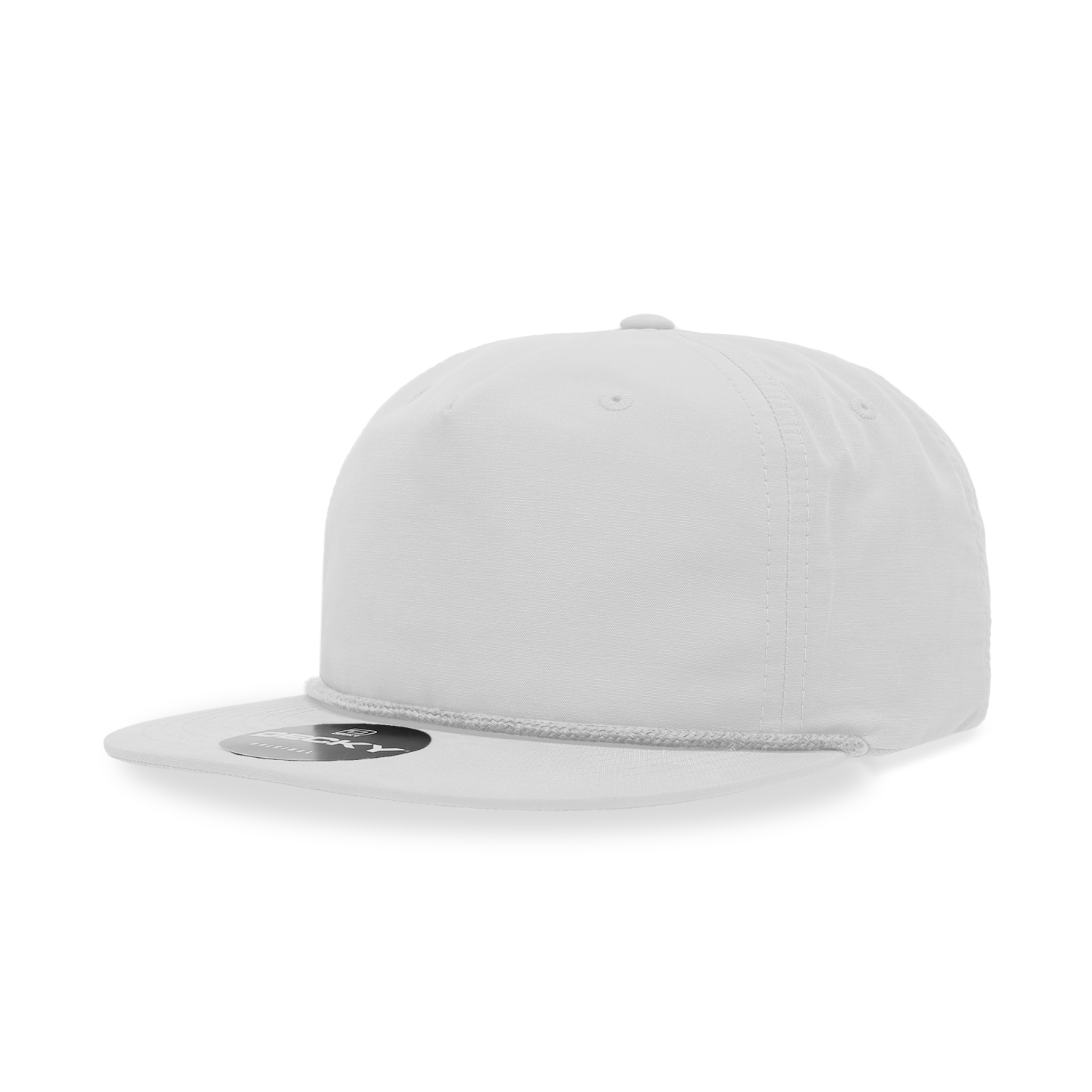 Unisex Decky 6032 Rope Snapback – Classic 5 Panel Flat Bill Cap for Men & Women