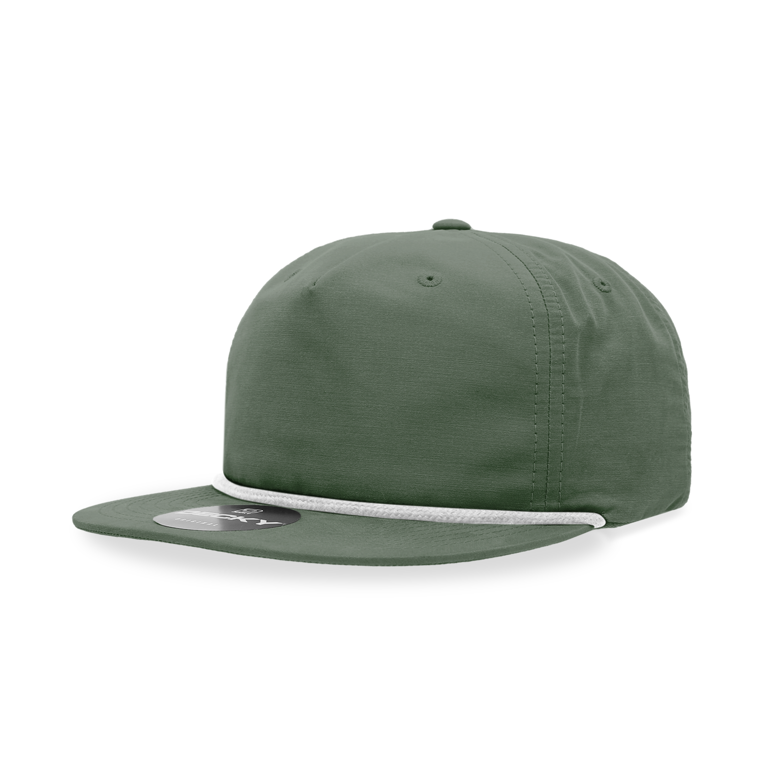 Unisex Decky 6032 Rope Snapback – Classic 5 Panel Flat Bill Cap for Men & Women