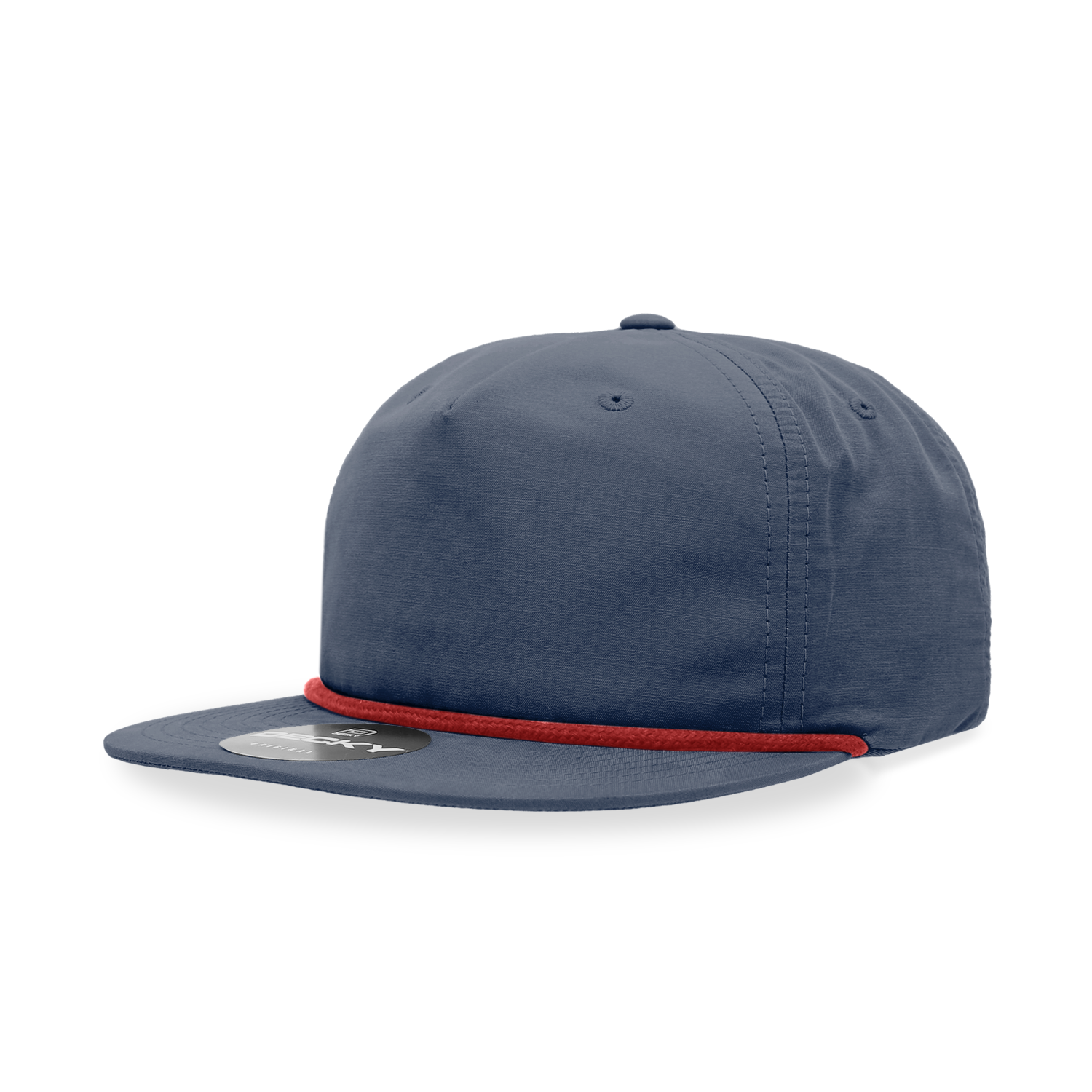 Unisex Decky 6032 Rope Snapback – Classic 5 Panel Flat Bill Cap for Men & Women
