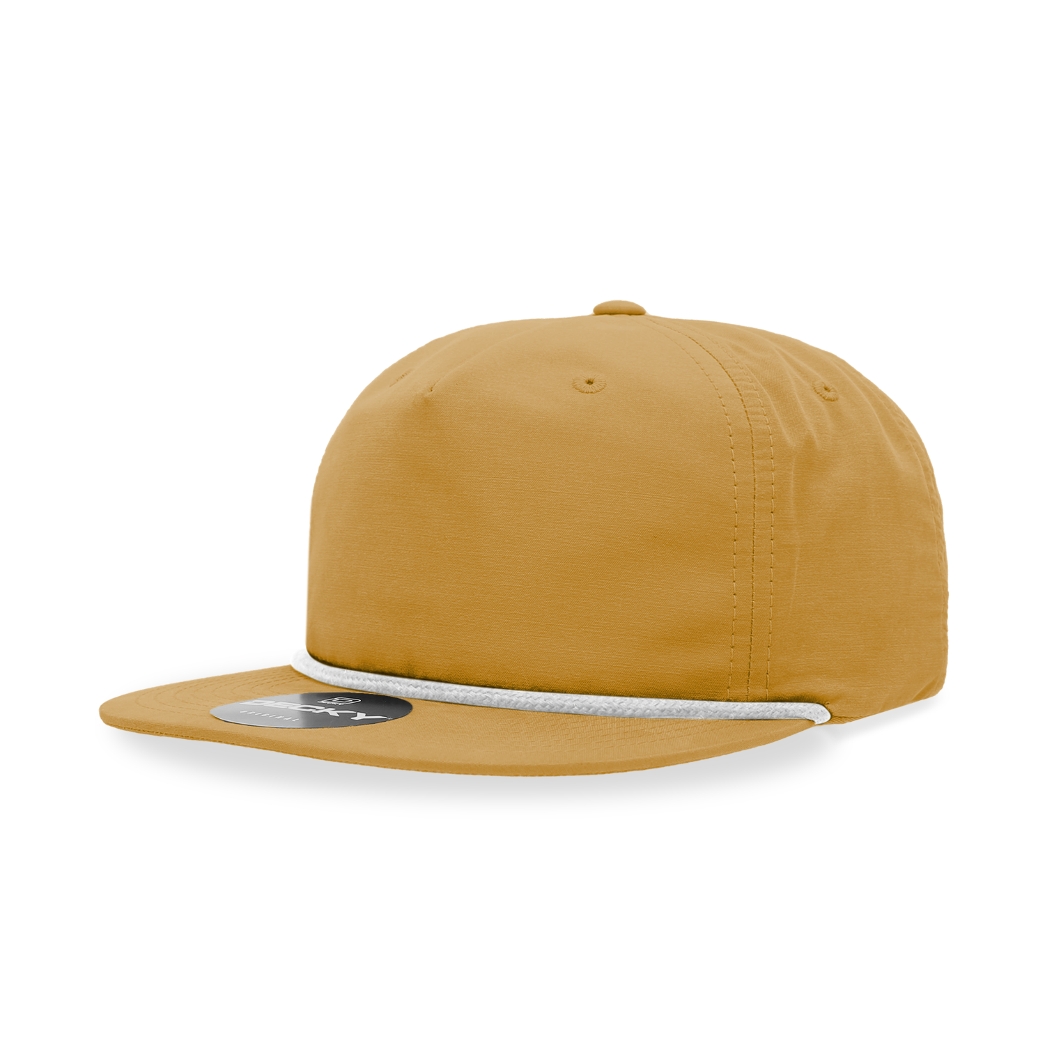 Unisex Decky 6032 Rope Snapback – Classic 5 Panel Flat Bill Cap for Men & Women