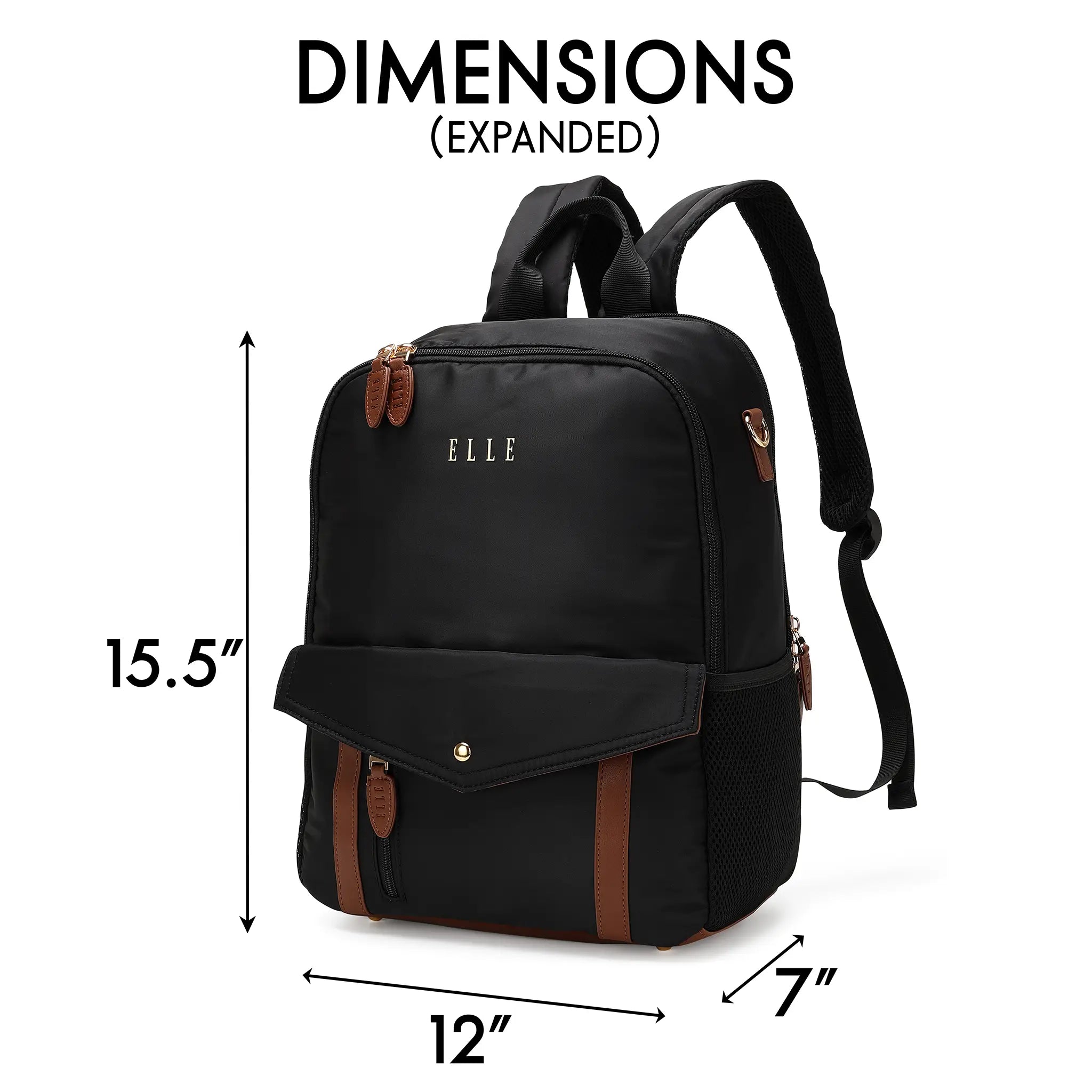Luxe Journey Expandable 5 Piece Retro Luggage Set