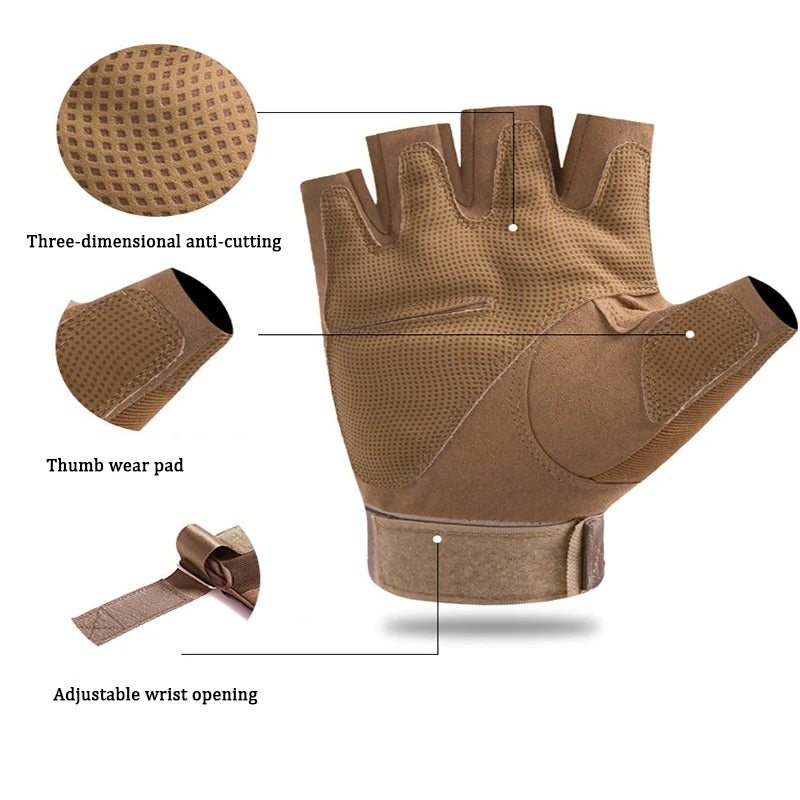 Tactical Gloves Protective Shell Mittens