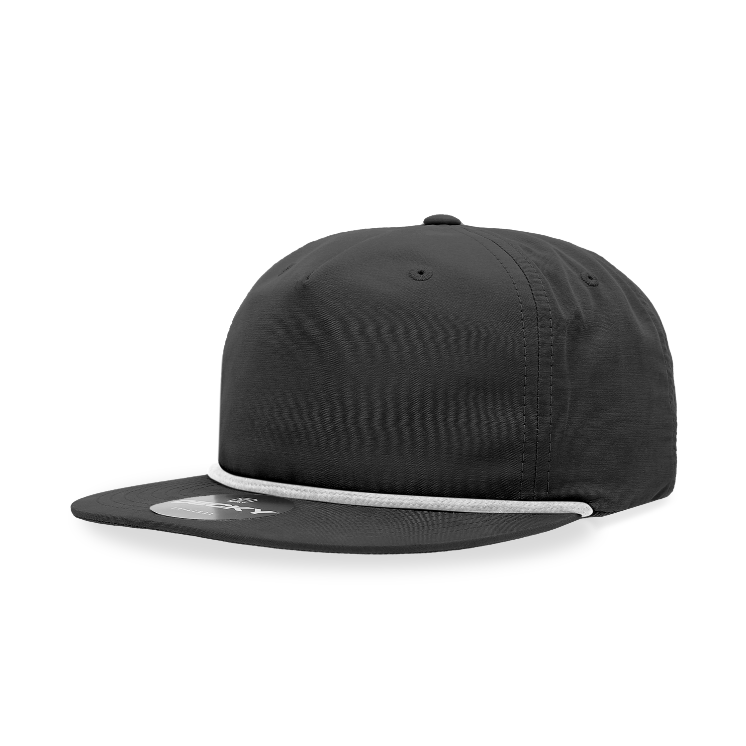 Unisex Decky 6032 Rope Snapback – Classic 5 Panel Flat Bill Cap for Men & Women