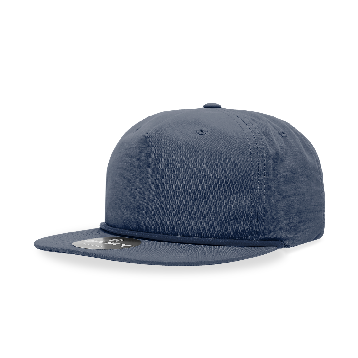 Unisex Decky 6032 Rope Snapback – Classic 5 Panel Flat Bill Cap for Men & Women