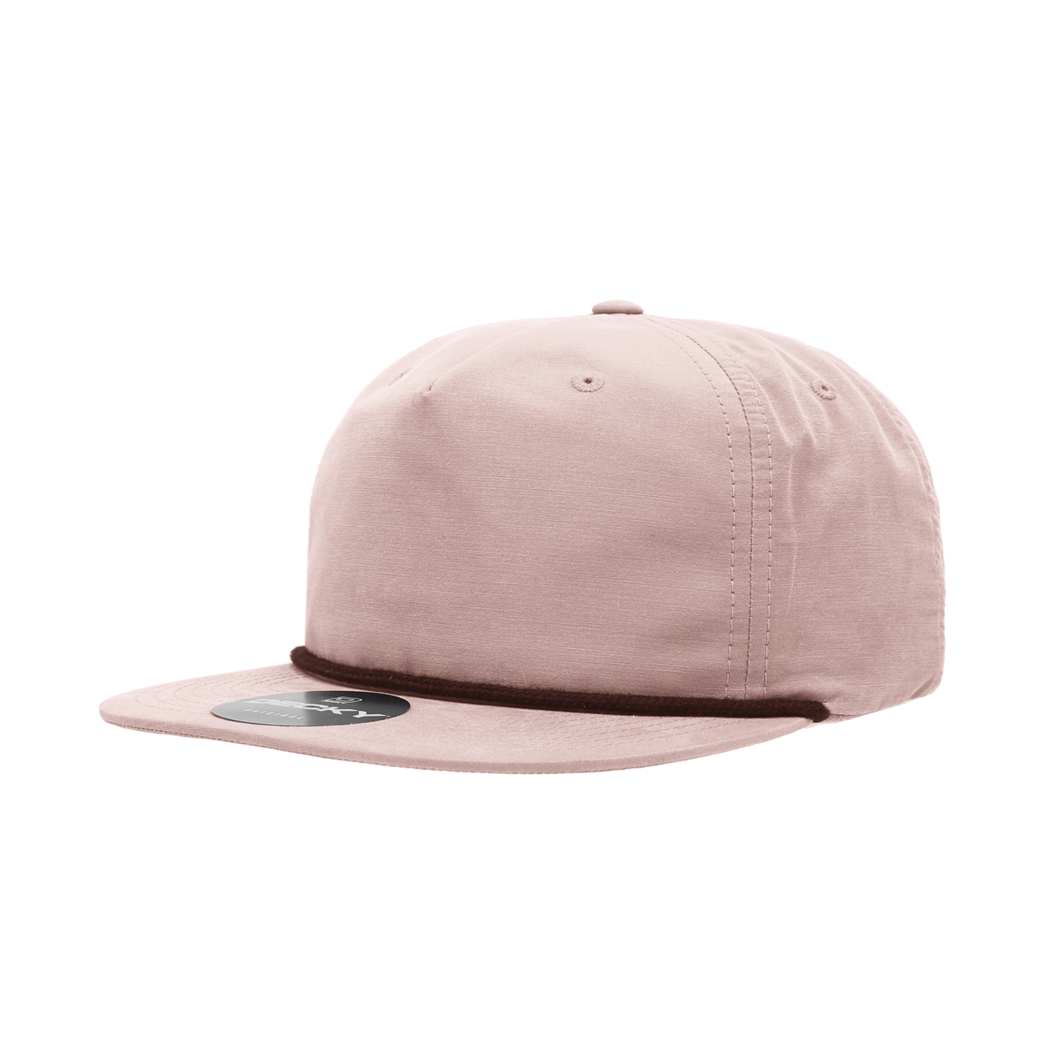 Unisex Decky 6032 Rope Snapback – Classic 5 Panel Flat Bill Cap for Men & Women