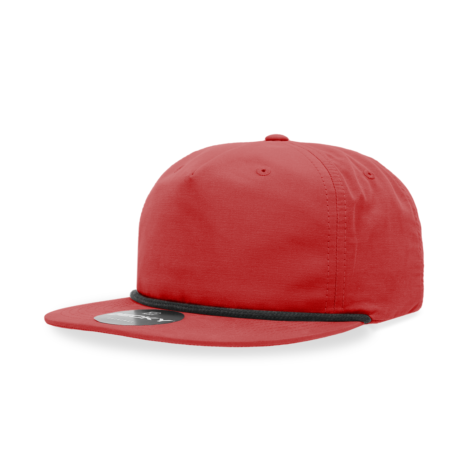 Unisex Decky 6032 Rope Snapback – Classic 5 Panel Flat Bill Cap for Men & Women