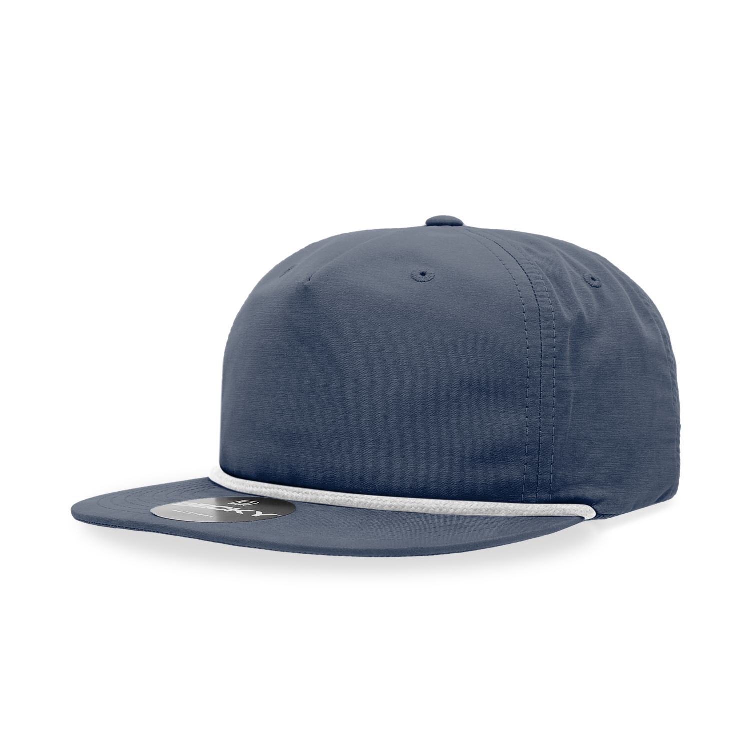 Unisex Decky 6032 Rope Snapback – Classic 5 Panel Flat Bill Cap for Men & Women