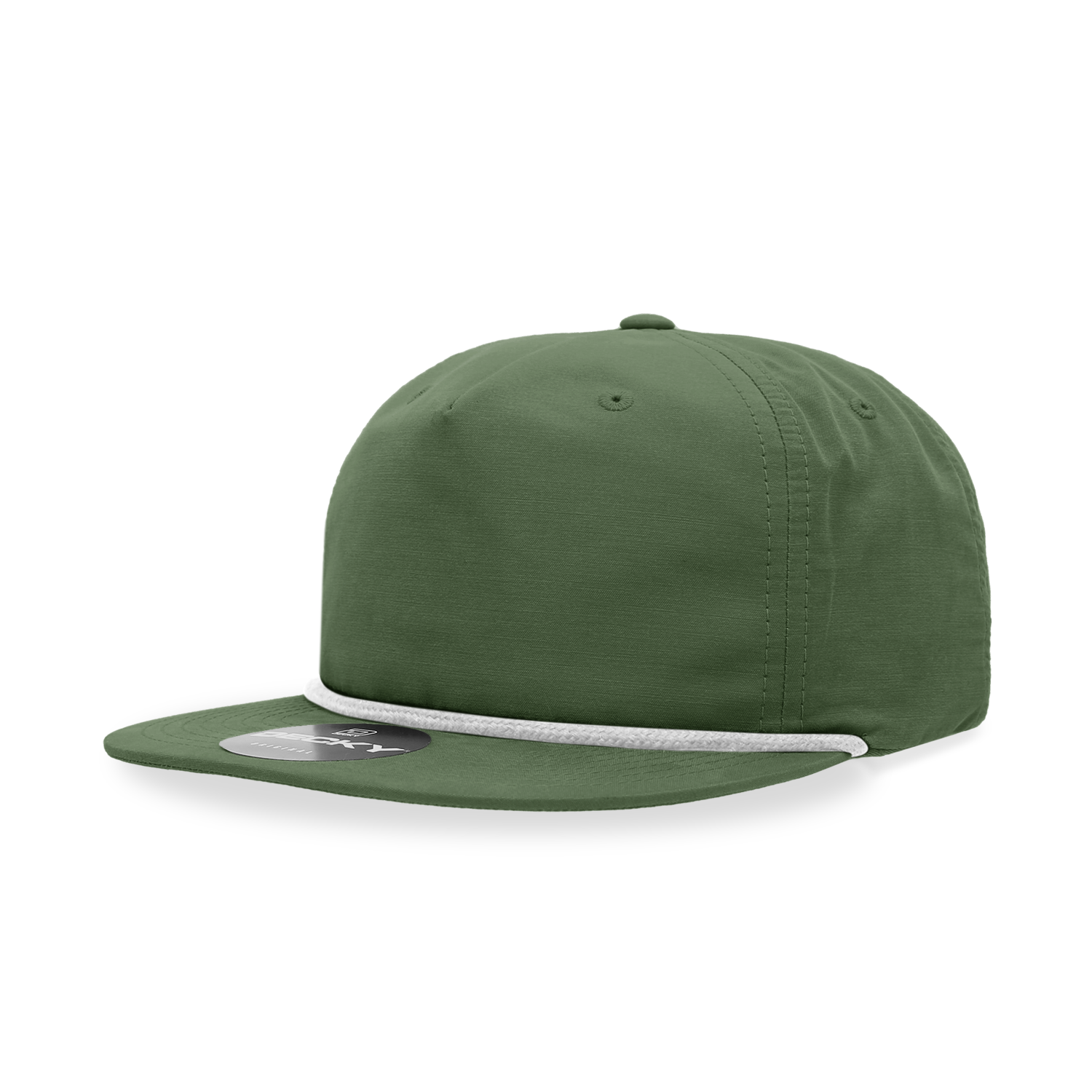 Unisex Decky 6032 Rope Snapback – Classic 5 Panel Flat Bill Cap for Men & Women
