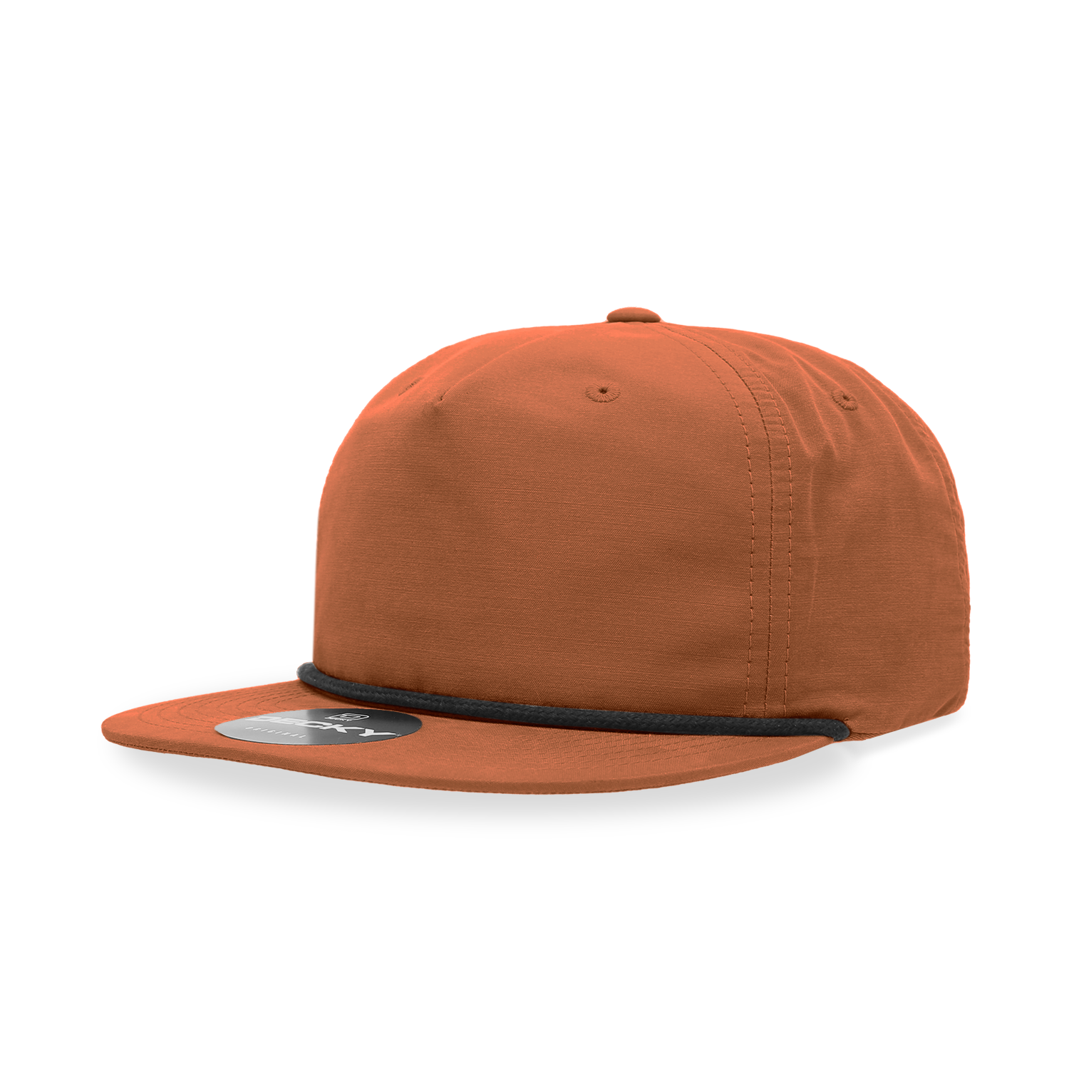 Unisex Decky 6032 Rope Snapback – Classic 5 Panel Flat Bill Cap for Men & Women