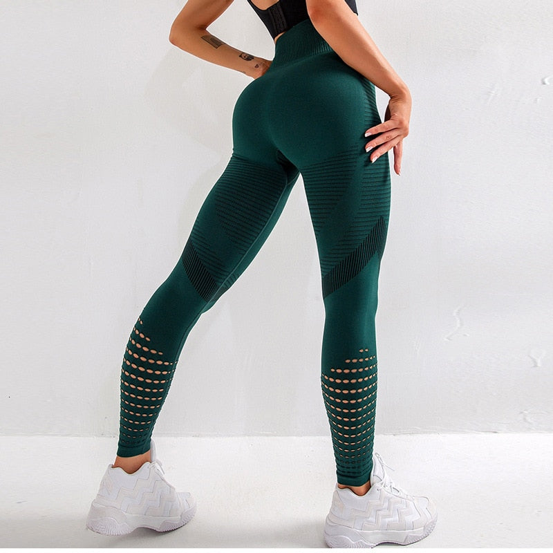 High Waist Fitness Women Sexy Seamless Leggings