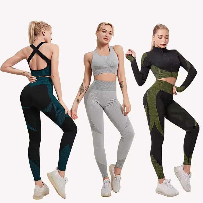 Yoga Set Seamless Sportswear  suit