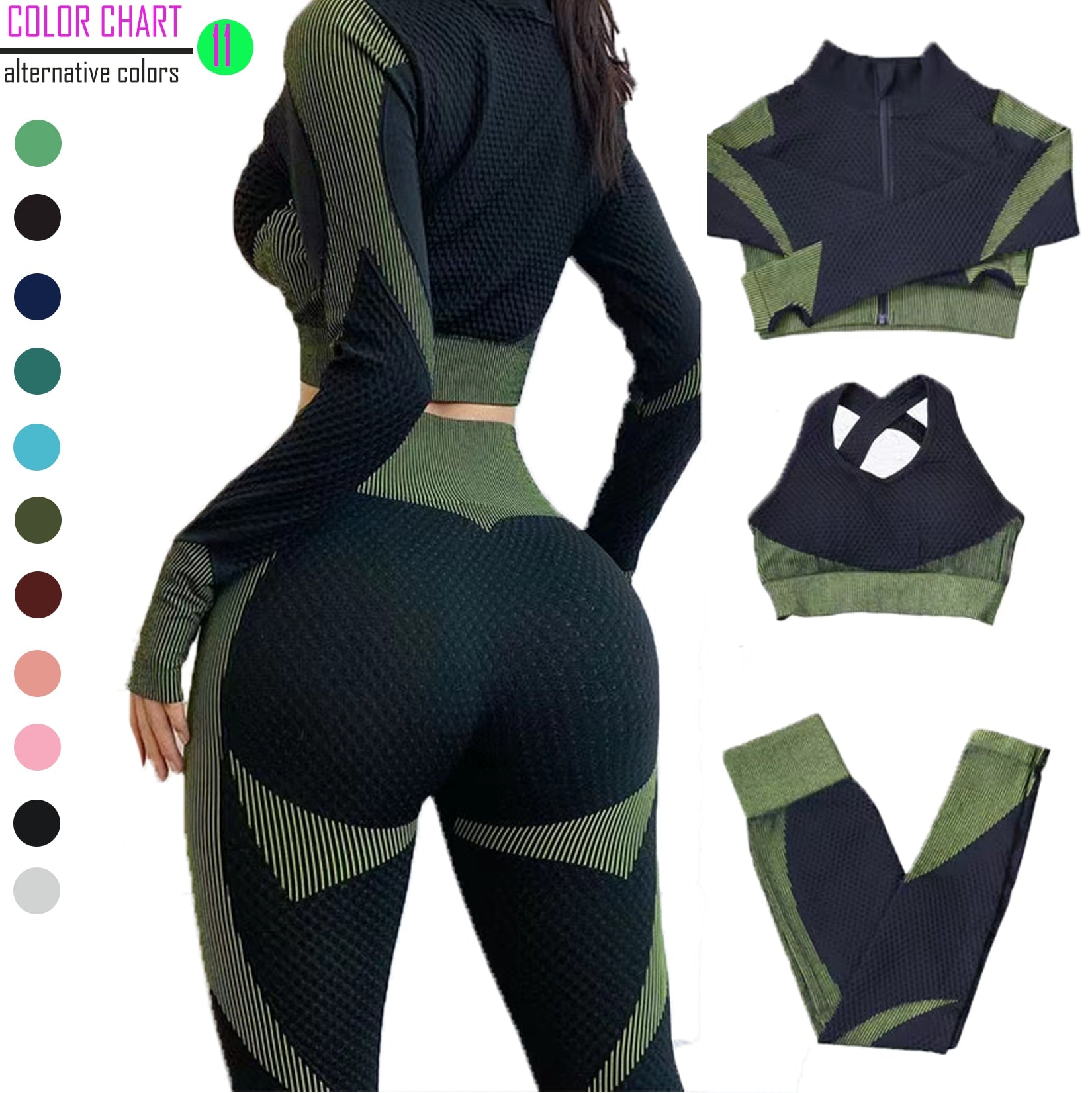 Yoga Set Seamless Sportswear  suit