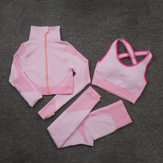 Yoga Set Seamless Sportswear  suit